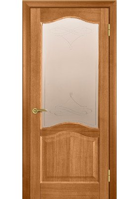 Купить Межкомнатные двери, Шпонированные двери - Межкомнатная дверь Terminus Classic 03 дуб темный со стеклом в Одессе Межкомнатная дверь Terminus Classic 03 дуб темный со стеклом