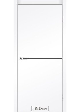 Межкомнатная дверь StilDoors Loft aluminium белый мат Межкомнатная дверь StilDoors Loft aluminium белый мат
