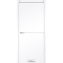 Межкомнатная дверь StilDoors Loft aluminium белый мат