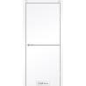 Межкомнатная дверь StilDoors Loft aluminium белый мат