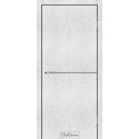 Міжкімнатні двері StilDoors Loft aluminium світлий бетон