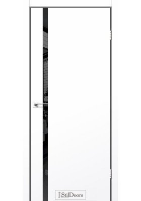 Двері міжкімнатні StilDoors Loft glass білий мат