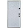 Входная дверь Qdoors Авангард Бакарди антрацит/белая шагрень