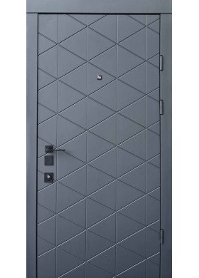 Вхідні двері Qdoors Авангард Бакарді антрацит/біла шагрень Вхідні двері Qdoors Авангард Бакарді антрацит/біла шагрень
