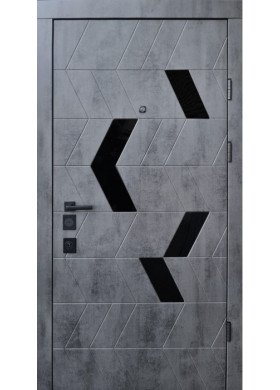 Входная дверь Qdoors Авангард Конверс-Ak бетон темный/грей софт Входная дверь Qdoors Авангард Конверс-Ak бетон темный/грей софт