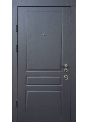 Вхідні двері Qdoors Авангард Тріно дуб графіт/білий супермат Вхідні двері Qdoors Авангард Тріно дуб графіт/білий супермат