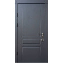 Вхідні двері Qdoors Авангард Тріно дуб графіт/білий супермат