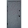 Вхідні двері Qdoors Ультра Фрост грифель софт/біле дерево