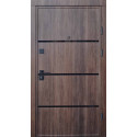 Вхідні двері Qdoors Ультра Акорд-Ас дуб тютюн/біле дерево