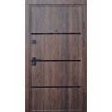 Вхідні двері Qdoors Ультра Акорд-Ас дуб тютюн/біле дерево