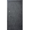 Входная дверь Qdoors Ультра Флеш мрамор темный/бетон бежевый
