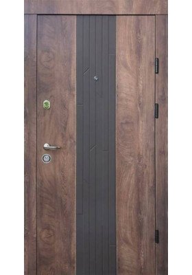 Купить Вхідні двері - Вхідні двері Qdoors Преміум Люксор спив дерева коньячний в Одессе Вхідні двері Qdoors Преміум Люксор спив дерева коньячний