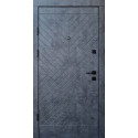 Вхідні двері Qdoors Преміум Некст мармур темний/бетонний бежевий