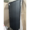 Вхідні двері Qdoors Преміум Вертикаль-АК антрацит/грій софт/бетонний бежевий
