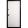 Входная дверь Qdoors Премиум Горизонталь венге темный/венге ванильный
