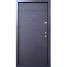 Вхідні двері Qdoors Преміум Горизонталь венге чорний/венге ванільний