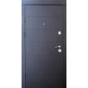 Вхідні двері Qdoors Преміум Горизонталь венге чорний/венге ванільний