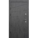Входная дверь Qdoors Премиум Акцент бетон темный/бетон серый