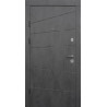 Входная дверь Qdoors Премиум Акцент бетон темный/бетон серый