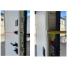 Входная дверь Qdoors Стрит Элегант металл антрацит 7021/ МДФ белое дерево