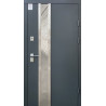 Входная дверь Qdoors Стрит Норд металл антрацит 7021/ МДФ белое дерево