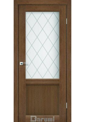 Купить Міжкімнатні двері, Екошпон двері - Міжкімнатні двері Darumi Galant-01 горіх роял в Одессе Міжкімнатні двері Darumi Galant-01 горіх роял