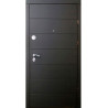 Вхідні двері Qdoors Стріт Бонд дуб темний/гладь білий