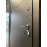 Вхідні двері Qdoors Стріт Бонд дуб темний/гладь білий