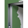 Скрытые двери Various Doors INSIDE на алюминиевом каркасе под покраску