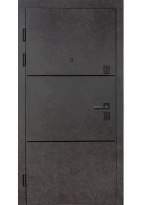 Купить Входные двери - Входная дверь Булат Термо Fortezza 536 mamba morion/белый супермат в Одессе Входная дверь Булат Термо Fortezza 536 mamba morion/белый супермат