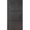 Вхідні двері Булат Термо Fortezza 536 mamba morion/білий супермат