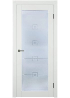 Міжкімнатні двері SherWood Delight D1 Crystal білий мат