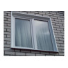Металлопластиковое окно Steko IDEAL2000 двустворчатое с поворотно-откидной створкой 1500 х 1200 мм