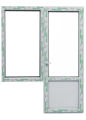 Балконный блок Steko S500 1600 х 2100 мм