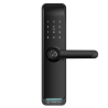 Умный дверной биометрический замок SEVEN LOCK SL-7767BF black (врезная часть 6068)