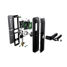 Умный дверной биометрический замок SEVEN lock SL-7767BFW black (врезная часть 7068)