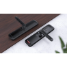 Умный дверной биометрический замок SEVEN lock SL-7767BFW black (врезная часть 7068)