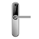 Умный дверной биометрический замок SEVEN lock SL-7768BF silver (врезная часть 6068R)