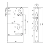 Умный дверной биометрический замок SEVEN lock SL-7775BF black