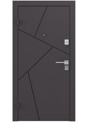 Входная дверь Rodos Basic S Bas 002 Коричневый С407/дуб сонома