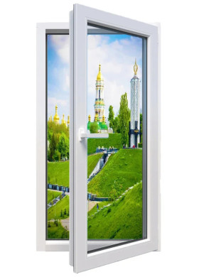 Металлопластиковое окно Glasso 5S поворотно-откидное 600 х 800 мм Металлопластиковое окно Glasso 5S поворотно-откидное 600 х 800 мм