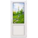 Металопластикові двері Glasso 5S поворотно-відкидне 800 x 2200 мм