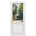 Металопластикові двері Glasso 7S поворотно-відкидне 900 x 2100 мм