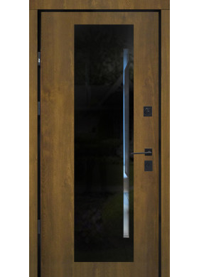 Входная дверь Straj Proof Standart Mottura StarMax Glass Дуб темный Входная дверь Straj Proof Standart Mottura StarMax Glass Дуб темный