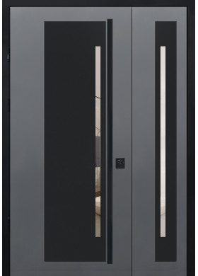 Входная дверь Straj Proof Standart Mottura StarMax 1200/ (DMD1800) Антрацит/Белый атлас Входная дверь Straj Proof Standart Mottura StarMax 1200/ (DMD1800) Антрацит/Белый атлас