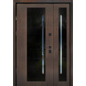 Входная дверь Straj Proof Standart Mottura StarMax Glass 1200 Дуб 23