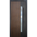 Вхідні двері Straj Proof Mottura Rio-S Loft DMD 1200 Дуб темний/білий атлас