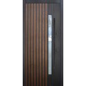 Входная дверь Straj Proof Mottura Rio-S Loft DMD 1200 Дуб темный/белый атлас