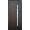Входная дверь Straj Proof Mottura Rio-S Loft DMD 1200 Дуб темный/белый атлас
