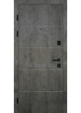 Входная дверь Hygge Apart 100 Granite бетон темный/белый супермат Входная дверь Hygge Apart 100 Granite бетон темный/белый супермат